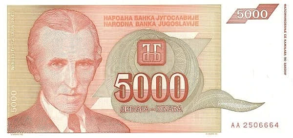 5000 Dinara
