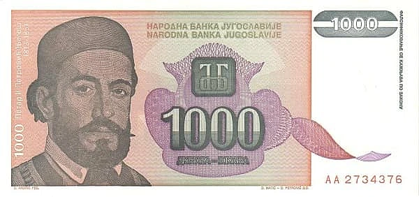 1000 Dinara