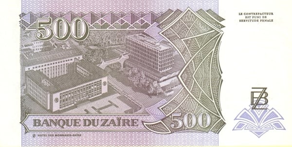 500 nouveaux zaïres
