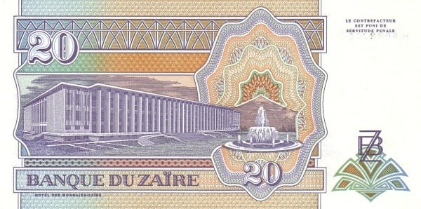 20 nouveaux zaïres