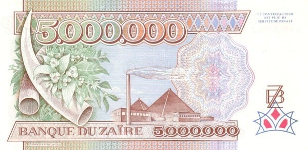 5000000 zaïres
