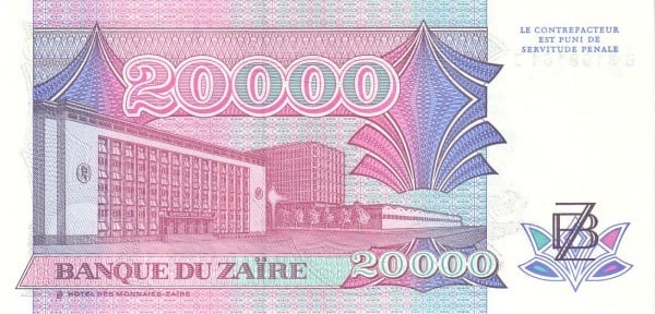 20000 zaïres
