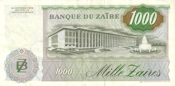 1000 zaïres