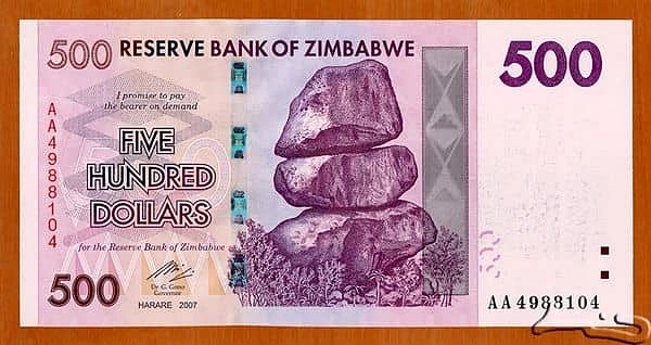 500 Dollars
