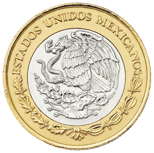 Moneda de 10 pesos de la Batalla de Puebla