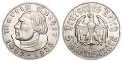 5 reichsmark (450 Aniversario de Martin Luther)