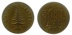 50 pfennig  (Lauter -Sparkasse)
