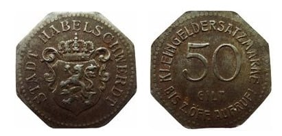50 pfennig  (Habelschwerdt)