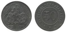 50 pfennig (Ciudad de Fulda -Provincia prusiana de Hesse-Nassau)