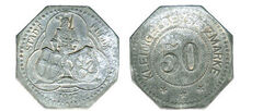 50 pfennig (Ciudad de Fulda -Provincia prusiana de Hesse-Nassau)