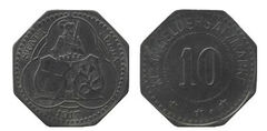10 pfennig (Ciudad de Fulda -Provincia prusiana de Hesse-Nassau)