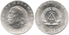 10 mark (Centenario del Nacimiento de Käthe Kollwitz)
