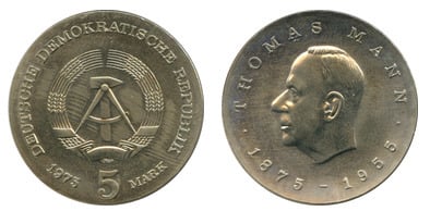 5 mark (Centenario-Thomas Mann)