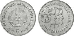 5 mark (Año internacional de la mujer)
