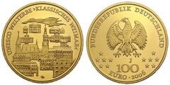 100 euro (Ciudad de Weimar - Patrimonio de la UNESCO)