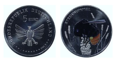 5 euro (Abejorro cola roja)