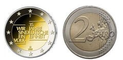 2 euro (35 años de unidad alemana)