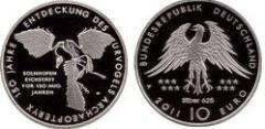 10 euro (150 Aniversario del descubrimiento del Archaeopteryx)