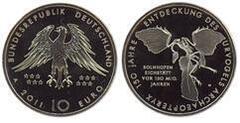 10 euro (150 Aniversario del descubrimiento del Archaeopteryx)