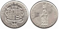 10 cèntims (Nuestra Señora de Meritxell)