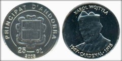 25 cèntims (Karol Wojtyla)