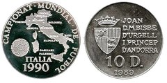 10 diners (Campeonato Mundial de Futbol-Italia 1990)