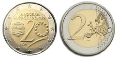 2 euro (20 Aniversario de la Entrada en el Consejo de Europa)