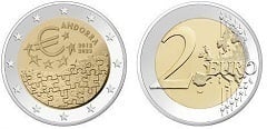2 euro (10 Aniversario del Acuerdo Monetario Unión Europea)