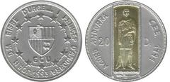20 diners (Acuerdo Andorrano CEE 1991)