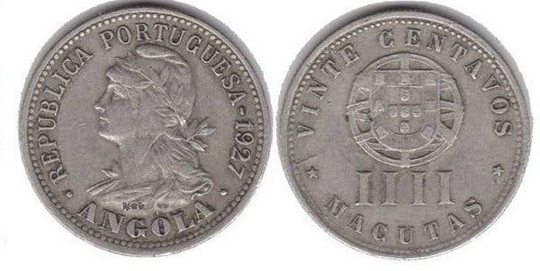 20 centavos (4 macutas)