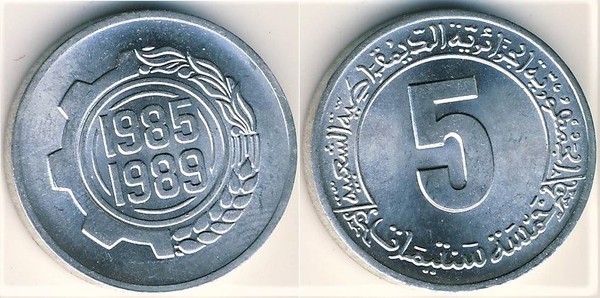 5 centimes (FAO-Segundo Plan Quinquenal)