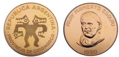 4000000 autrales (Fray Mamerto Esquiu)