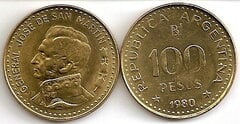 100 pesos (General José de San Martin)