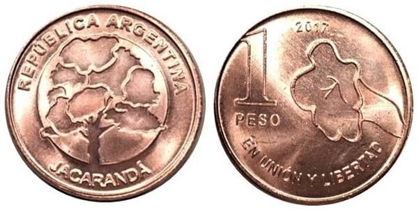 1 peso (Jacarandá)