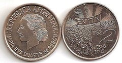 2 pesos (50 Aniversario de la Muerte de Eva Perón)