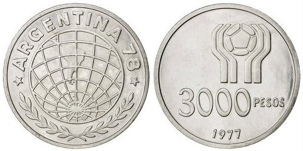3.000 pesos (Campeonato Mundial de Fútbol-1978)