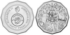 50 cents (50 Aniversario de la Moneda Decimal)