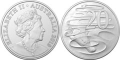 20 cents (Elizabeth II - 6 retrato)