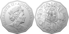 50 cents (Elizabeth II - 6 retrato)