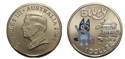 1 dollar (Bluey -Color)