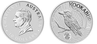 10 dollars (Kookaburra 10oz)
