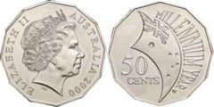 50 cents (Año del Milenio)