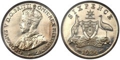 6 pence (George V)