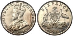 6 pence (George V)