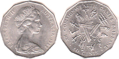 50 cents (XII Juegos de la Commonwealth - Brisbane 1982)