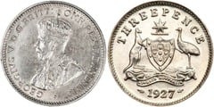 3 pence (George V)