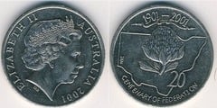 20 cents (Centenario de la Federación-New South Wales)