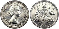 6 pence (Elizabeth II)