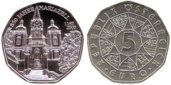 5 euro (850 Aniversario de la Ciudad de Mariazell)