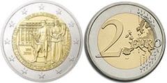 2 euro (200 Aniversario del Banco Nacional)